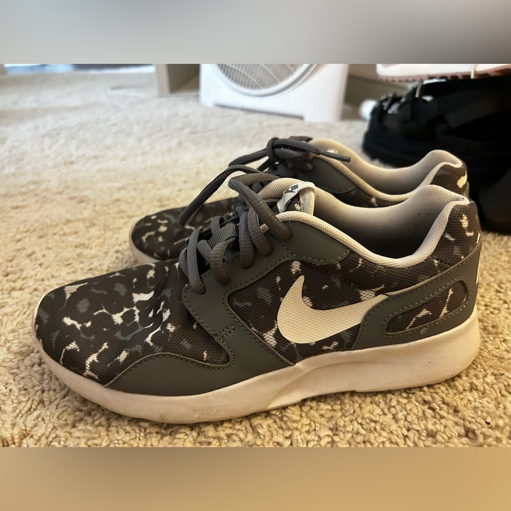 Nike Camouflage Sneakers - Gray and White